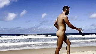 Nudist Beach Time - Nude guy bugger about Trailer